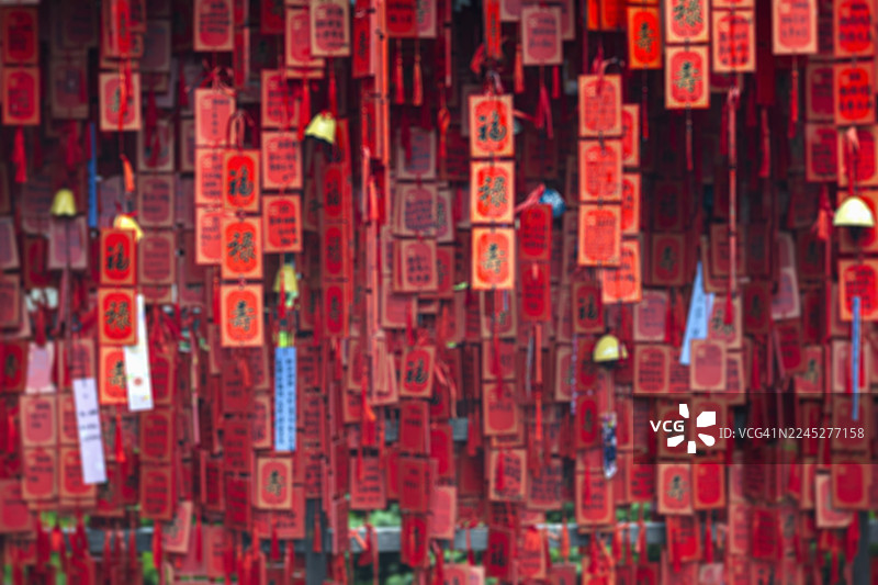 秋季上海，中国新年，背景虚化，红色纸张，抽象背景图片素材