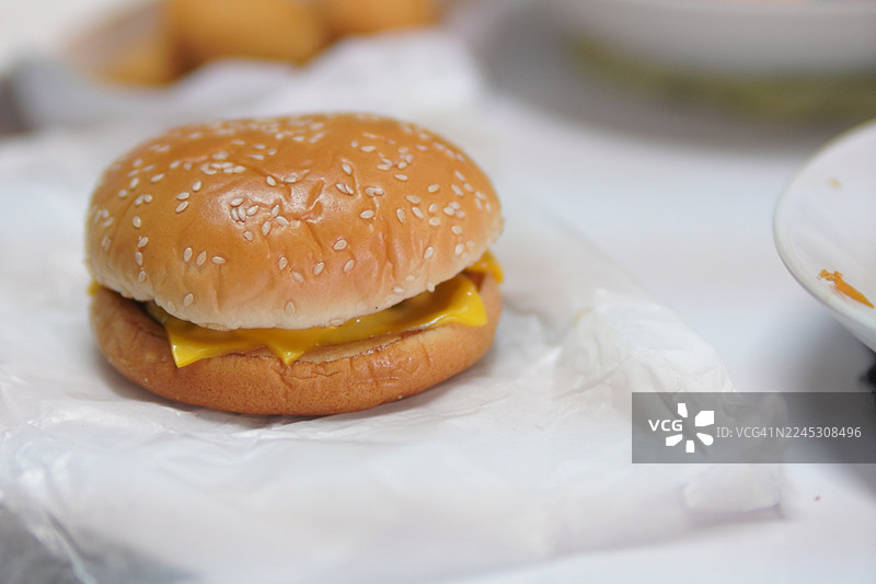 芝士汉堡图片素材