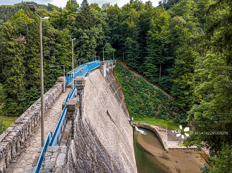砖石水坝图片素材