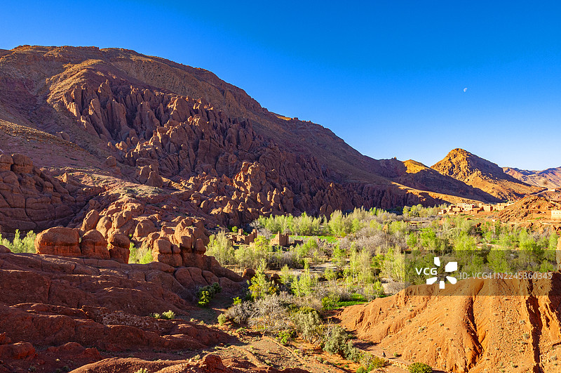 摩洛哥，达德斯河谷风景图片素材