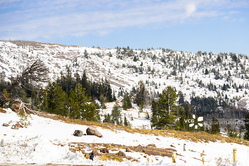2025年10月16日，俄勒冈州胡德山图片素材
