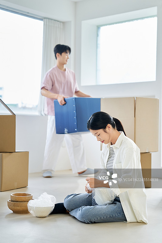 公寓预售，申请公寓，搬家，20多岁，新家，整理图片素材