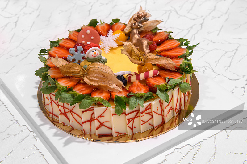 浆果芝士蛋糕图片素材