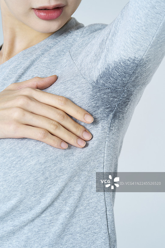 身体，美丽，女性，整形美容，节食，健康生活方式，医疗保健，汗水，多汗症，体味图片素材