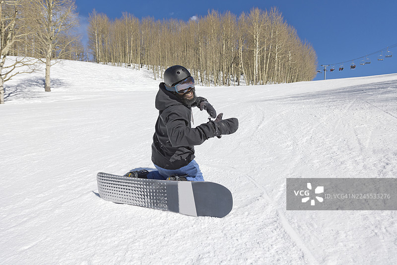 单板滑雪者图片素材