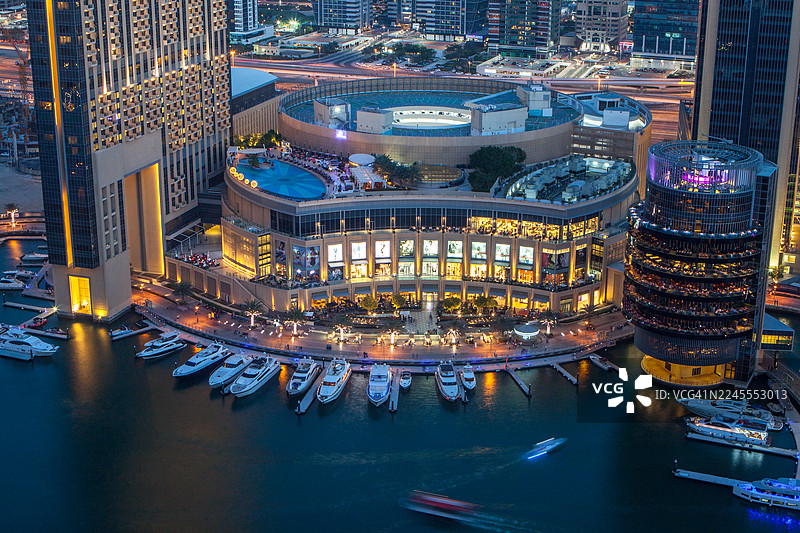 迪拜码头图片素材