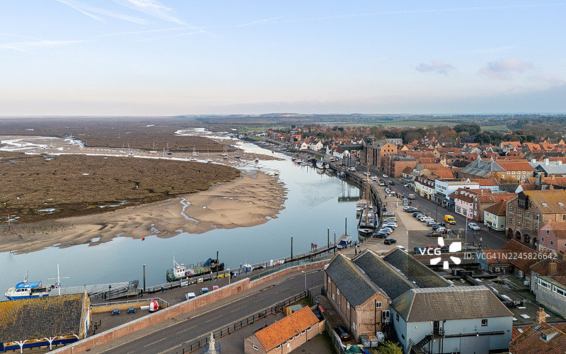 威尔斯海滨和港口图片素材