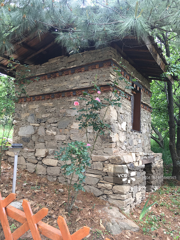 虎穴寺附近，位于帕罗森林中的一座小型佛教寺庙。图片素材