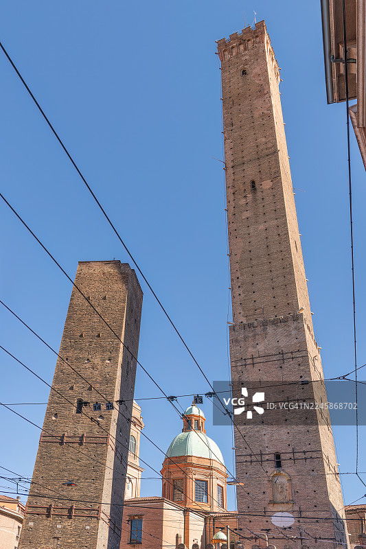 意大利博洛尼亚的双塔（Le Due Torri）图片素材