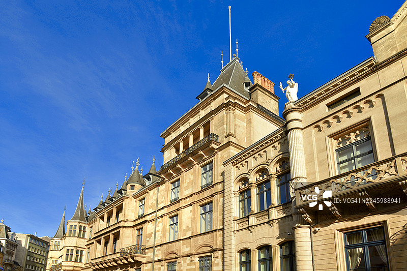 卢森堡大公宫。图片素材