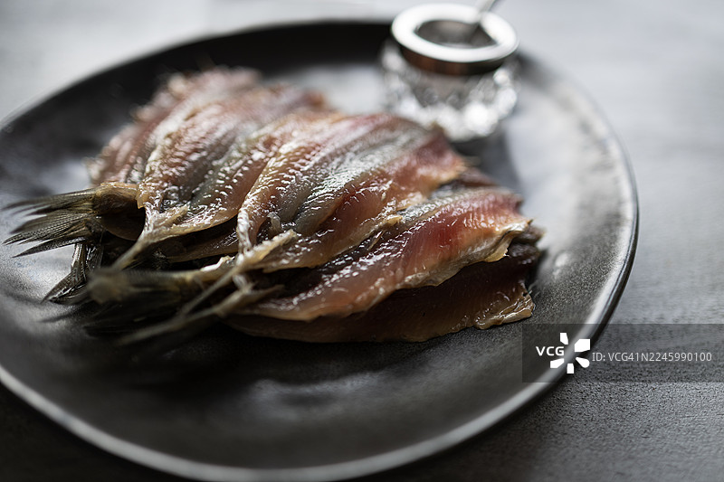 新鲜的凤尾鱼柳图片素材