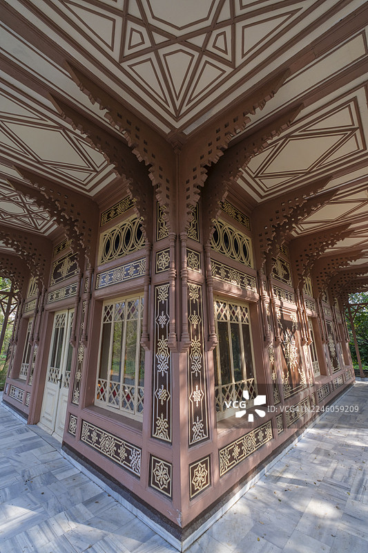 土耳其伊斯坦布尔于斯屈达尔区的阿卜杜勒阿齐兹苏丹狩猎宫图片素材