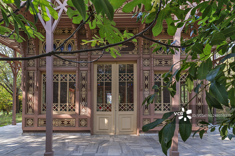 土耳其伊斯坦布尔于斯屈达尔区的阿卜杜勒阿齐兹苏丹狩猎宫图片素材