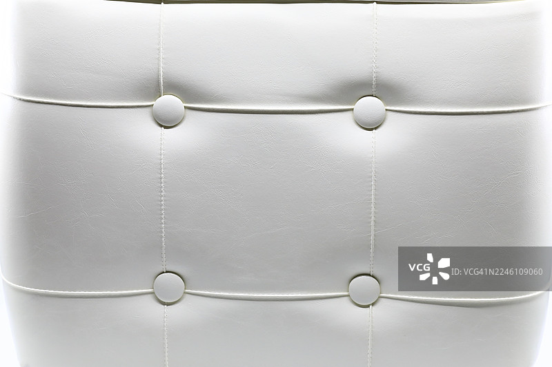 白色皮革休闲沙发图片素材