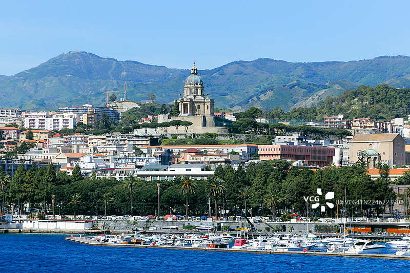 墨西拿和西西里海峡图片素材