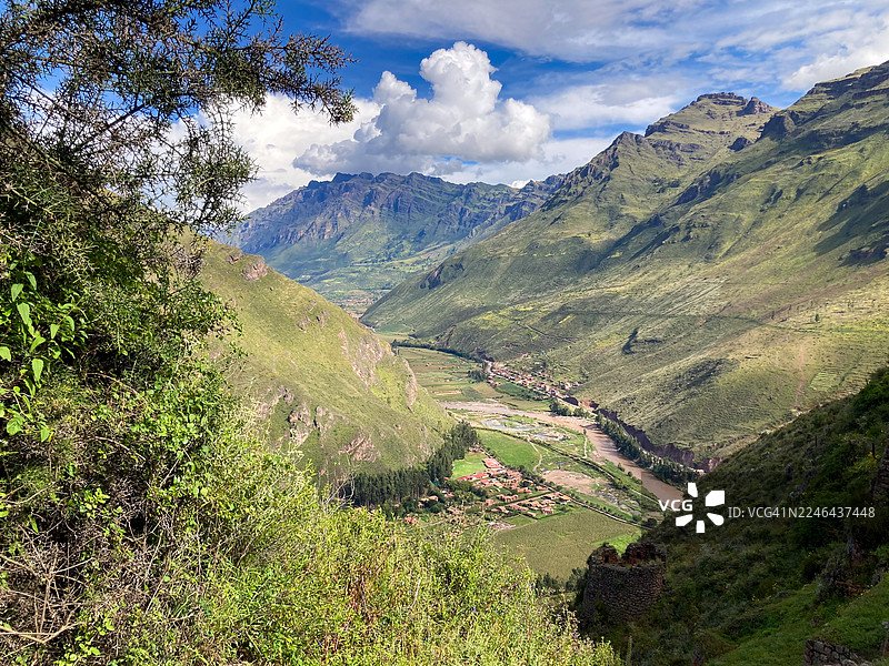 皮萨克考古遗址是印加圣谷中最重要和访问量最大的遗址之一，位于秘鲁库斯科。图片素材