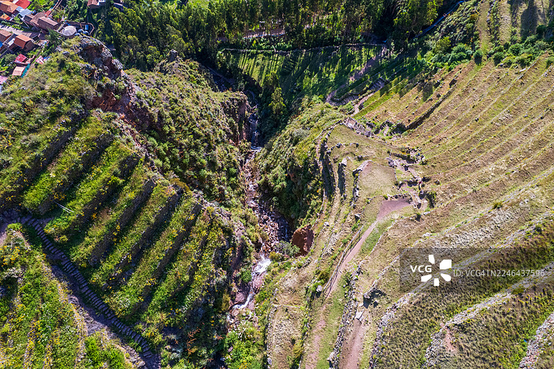 皮萨克是印加圣谷一处重要的考古遗址，也是游客最多的景点之一，位于秘鲁库斯科。图片素材