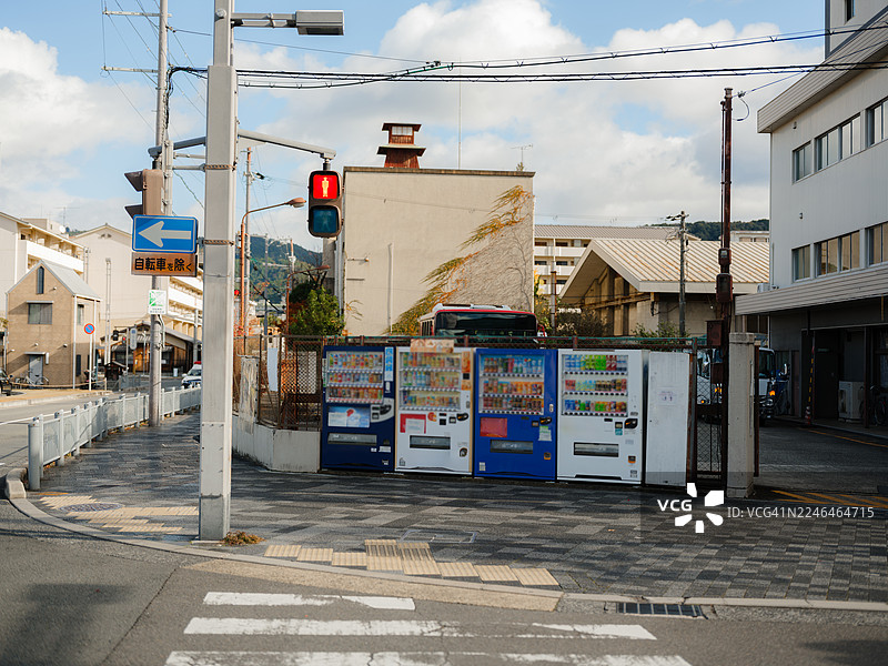 日本京都的住宅街道图片素材