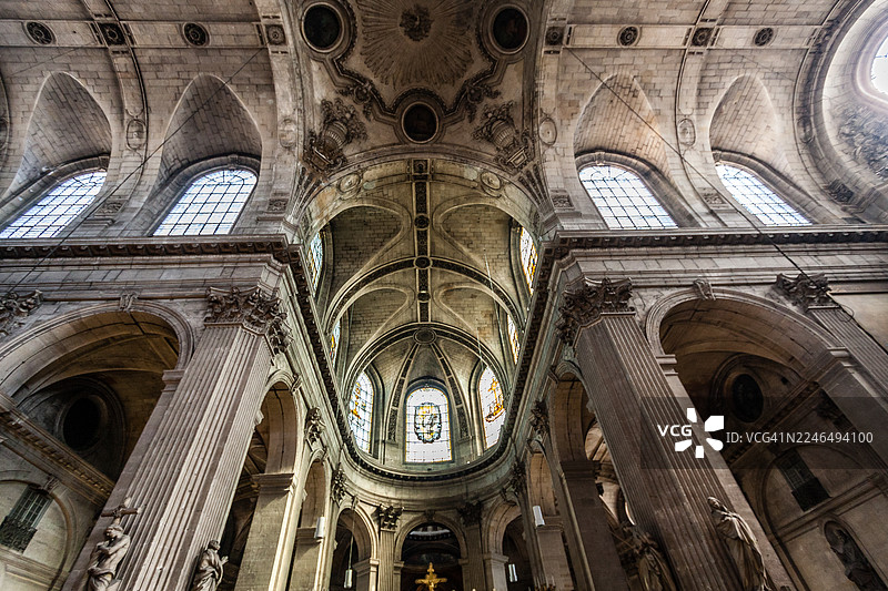 圣叙尔皮斯教堂的穹顶图片素材