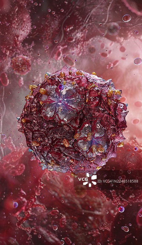 肠病毒，插画图片素材