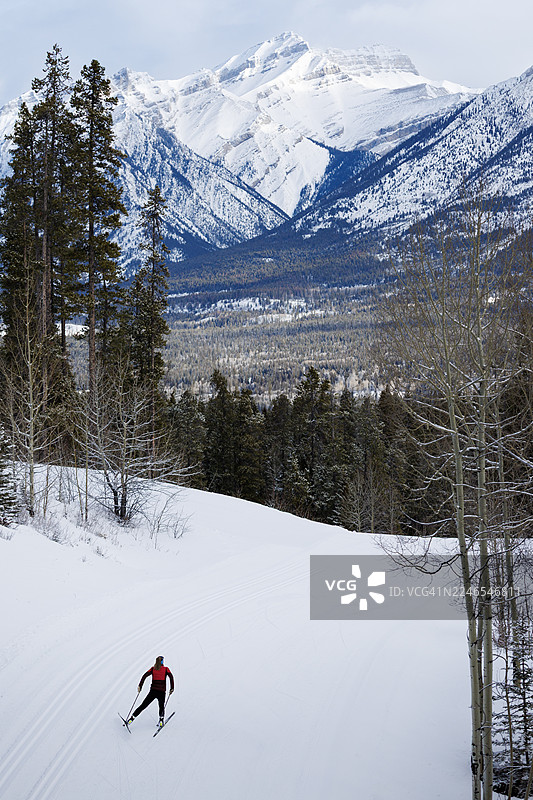 卡尔加里北部中心滑雪图片素材