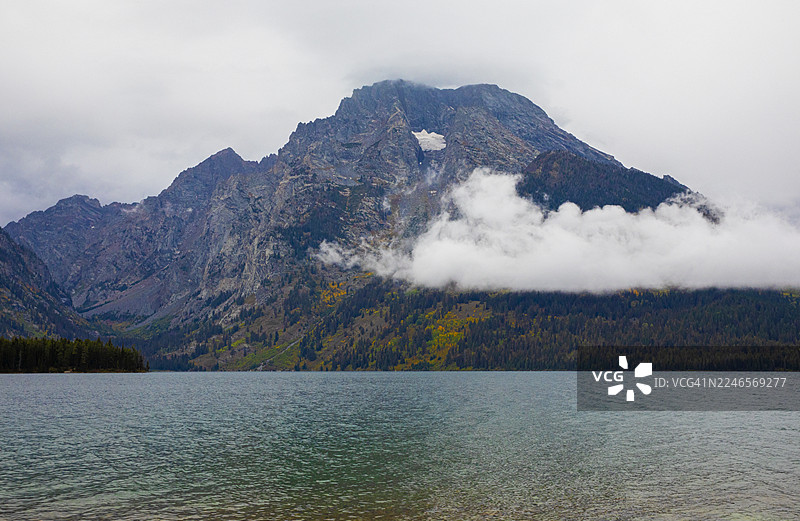 大提顿国家公园，怀俄明州，字符串湖图片素材