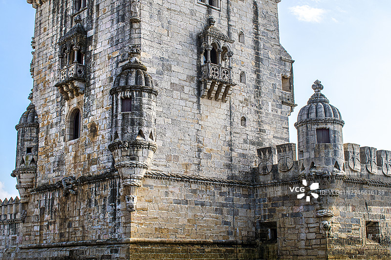 贝伦塔。葡萄牙里斯本贝伦。图片素材