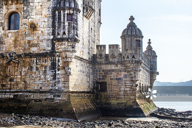 贝伦塔。葡萄牙里斯本贝伦。图片素材