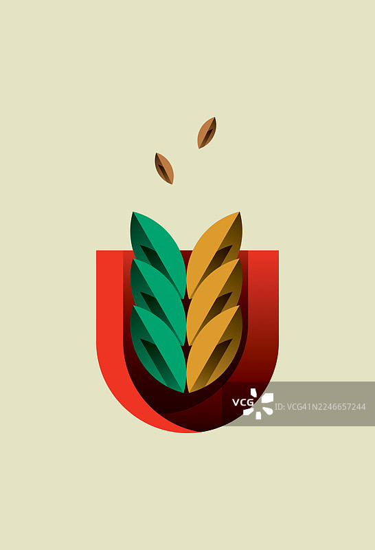 抽象农业背景 图形 现代 色彩鲜艳 壁纸 数字艺术 渐变 戏剧性背景图片素材