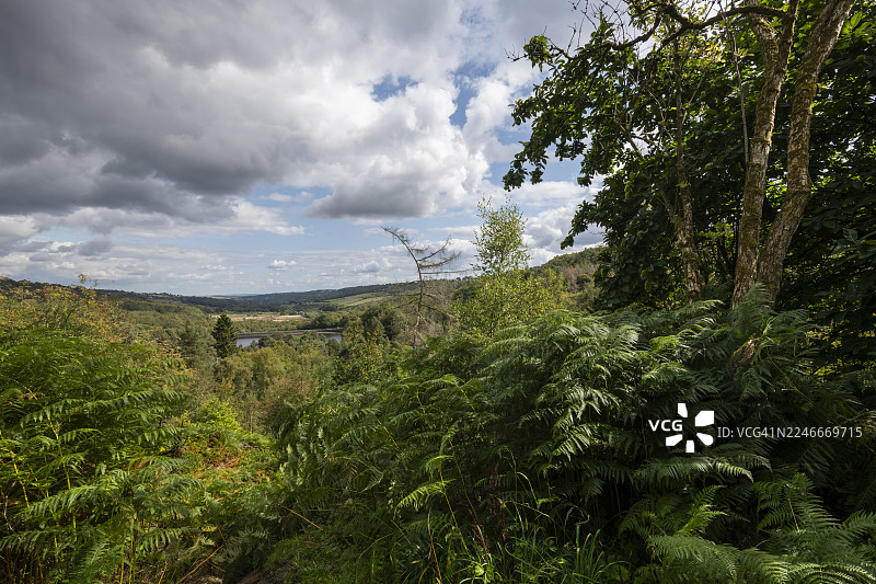 英格兰谢菲尔德里维林谷怀明布鲁克路景观图片素材