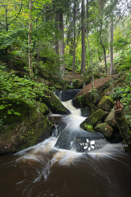 谢菲尔德里夫林谷的怀明溪图片素材