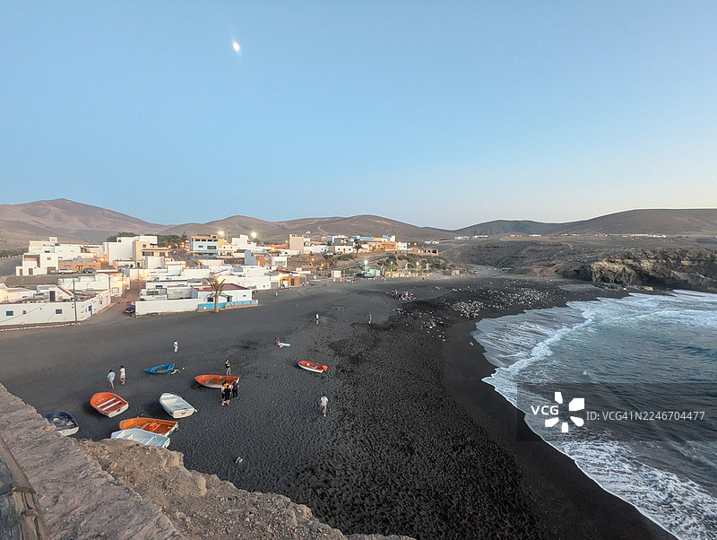 阿胡伊海滩，富埃特文图拉岛图片素材