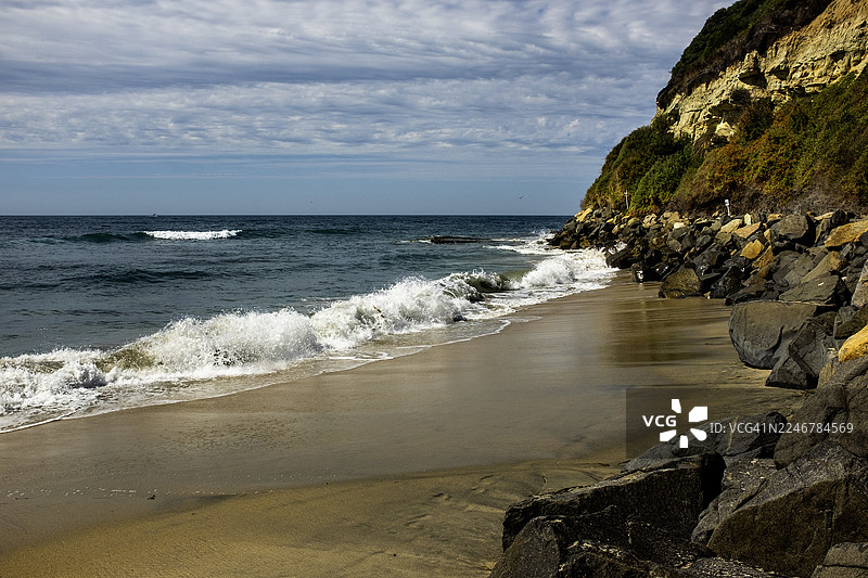 风景优美的海岸图片素材