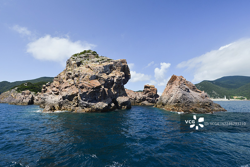 全罗南道 新安郡 红岛图片素材