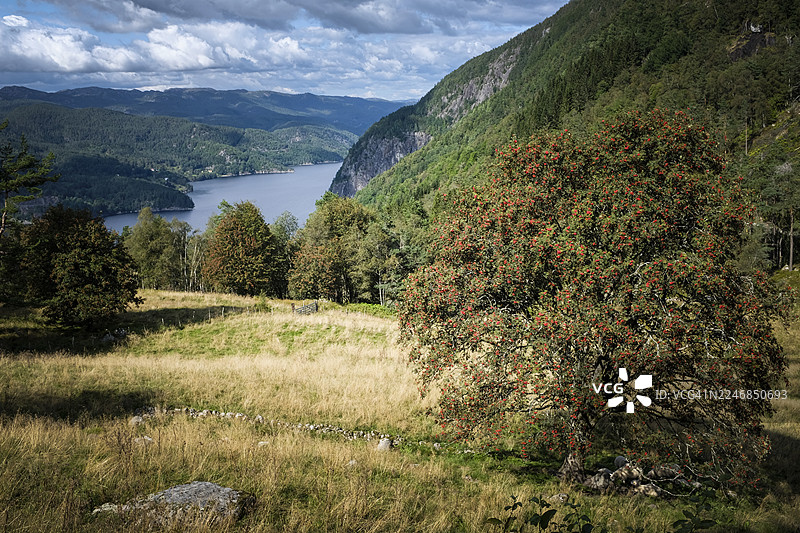挪威南部泰勒马克风景图片素材