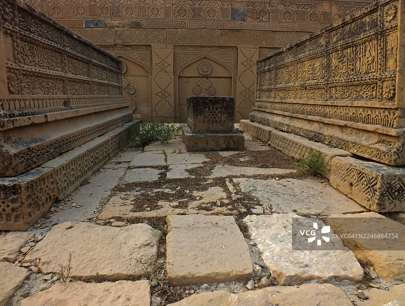 马卡利陵墓的建筑细节图片素材