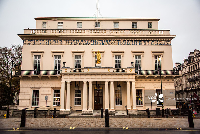 威斯敏斯特摄政俱乐部Pall Mall立面图片素材