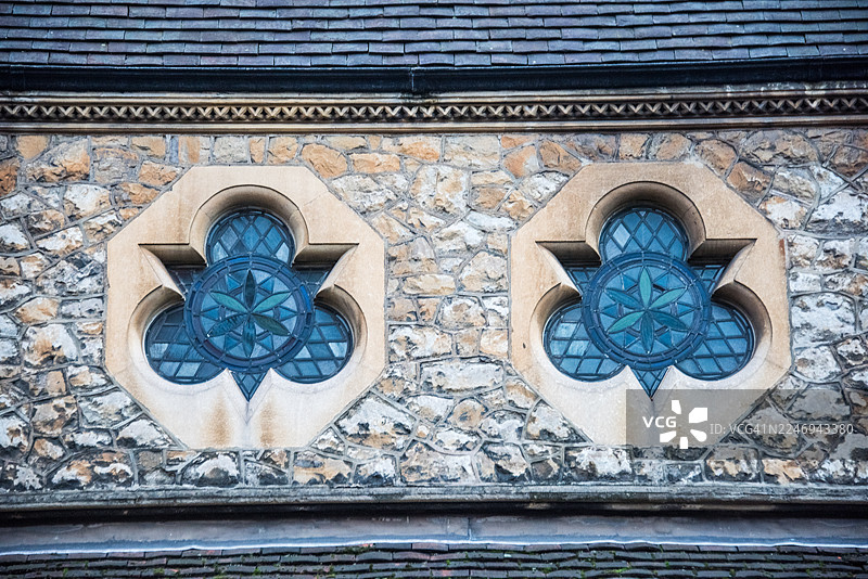 圣西蒙·泽洛特斯教堂的四叶窗，切尔西图片素材