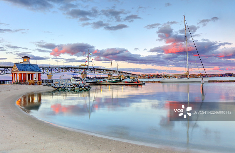 弗吉尼亚州历史悠久的约克敦图片素材