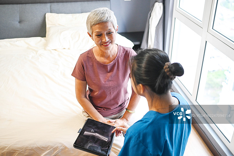 数字化诊断解释图片素材