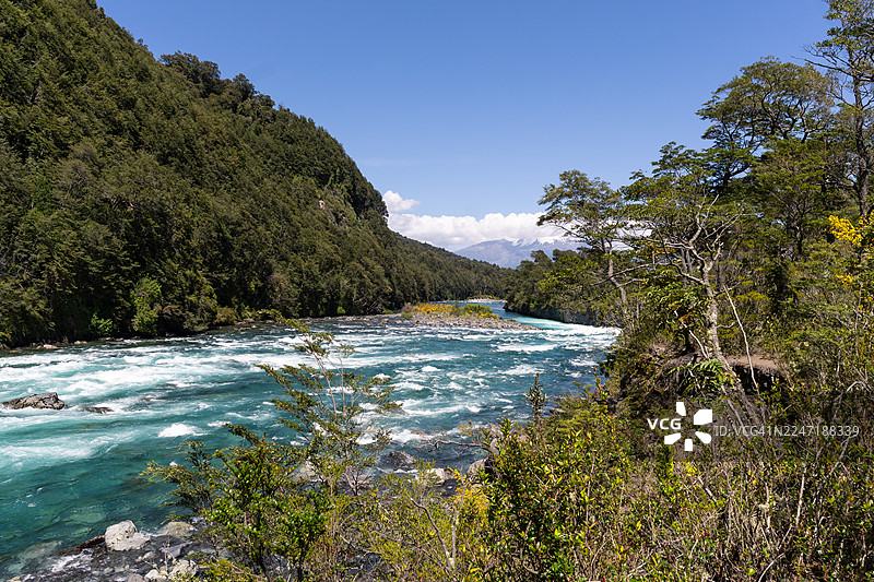 智利巴拉斯港的彼得罗韦河图片素材