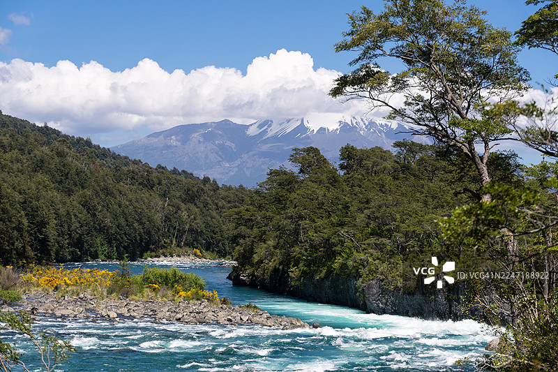 智利巴拉斯港的彼得罗埃水域图片素材