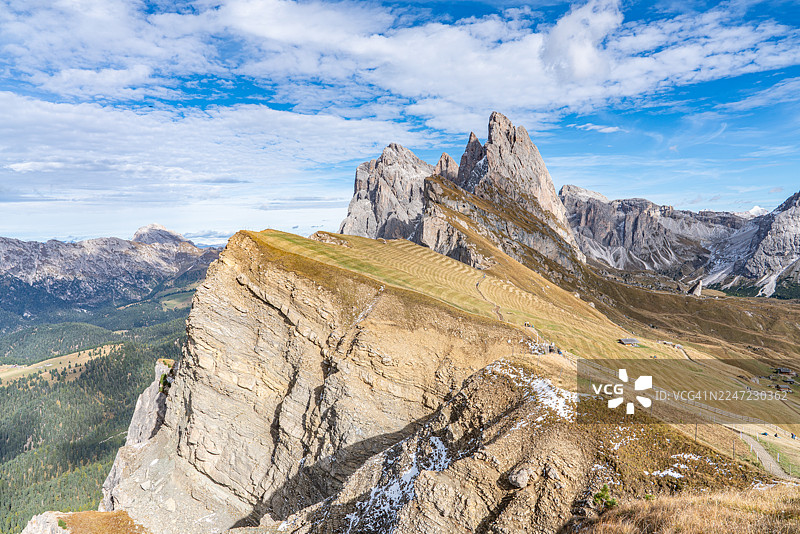 意大利南蒂罗尔塞切达山脊图片素材