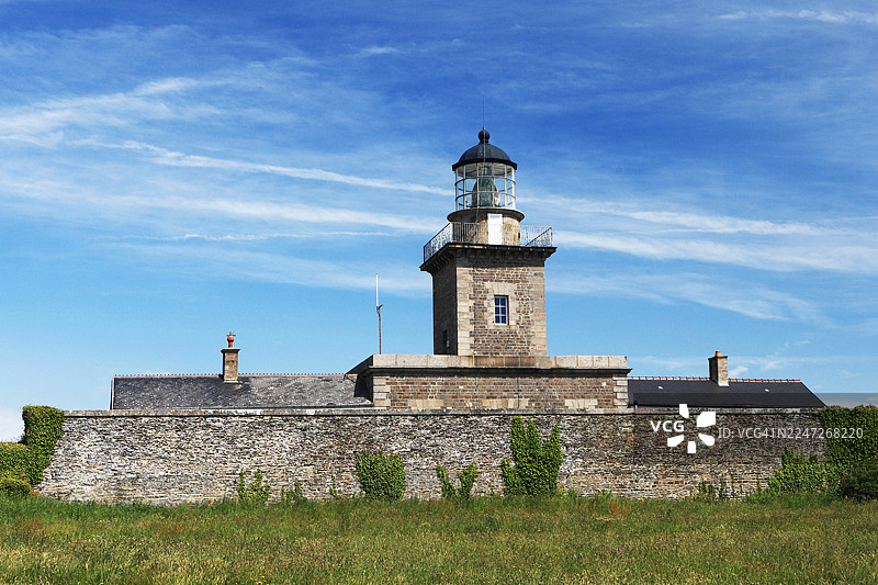 法国诺曼底巴讷维尔-卡特雷灯塔图片素材