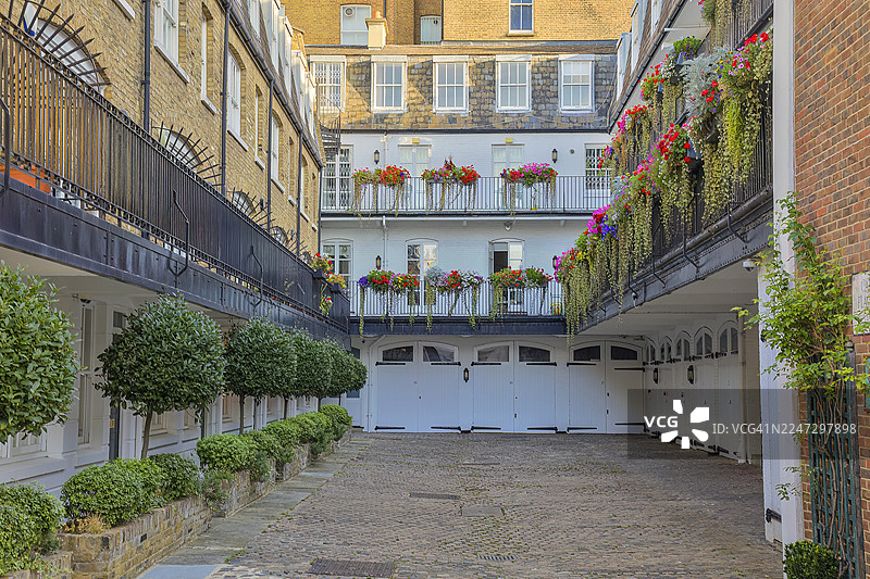 伦敦南肯辛顿的德维尔梅斯图片素材