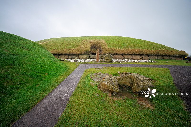 博尔格纳布因古代土丘入口图片素材