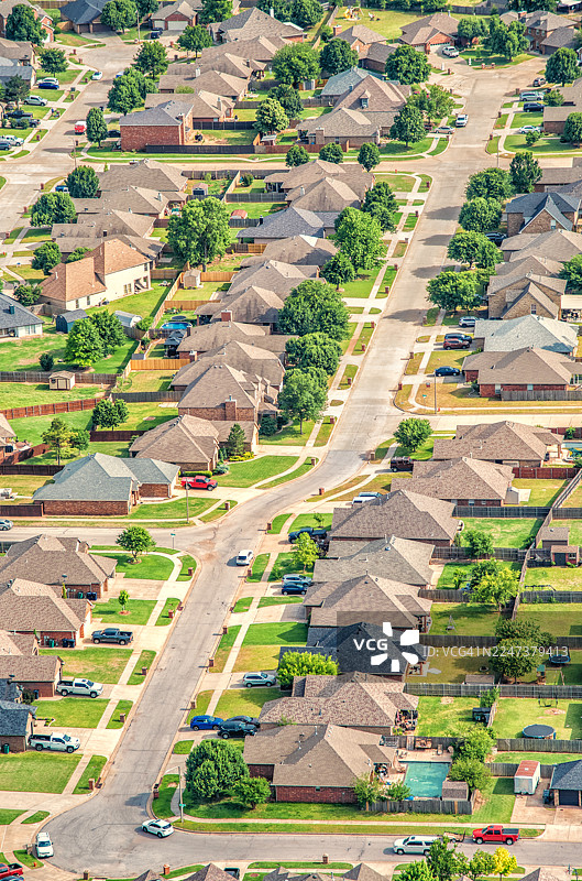 俄克拉荷马州郊区住房开发项目图片素材