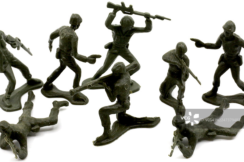 塑料玩具兵团图片素材