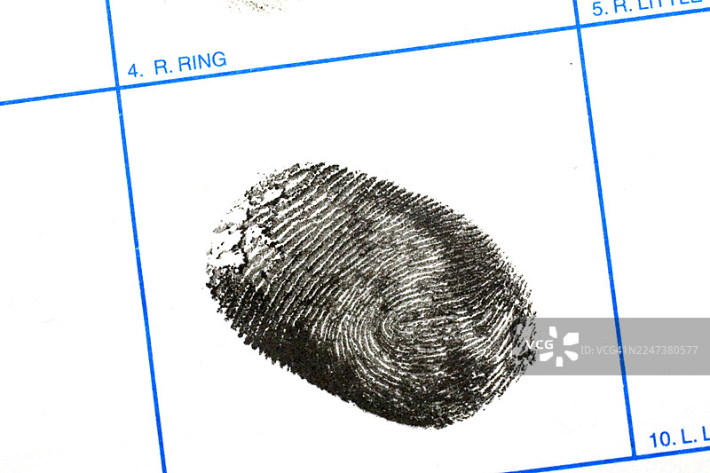 近距离指纹用于身份识别图片素材