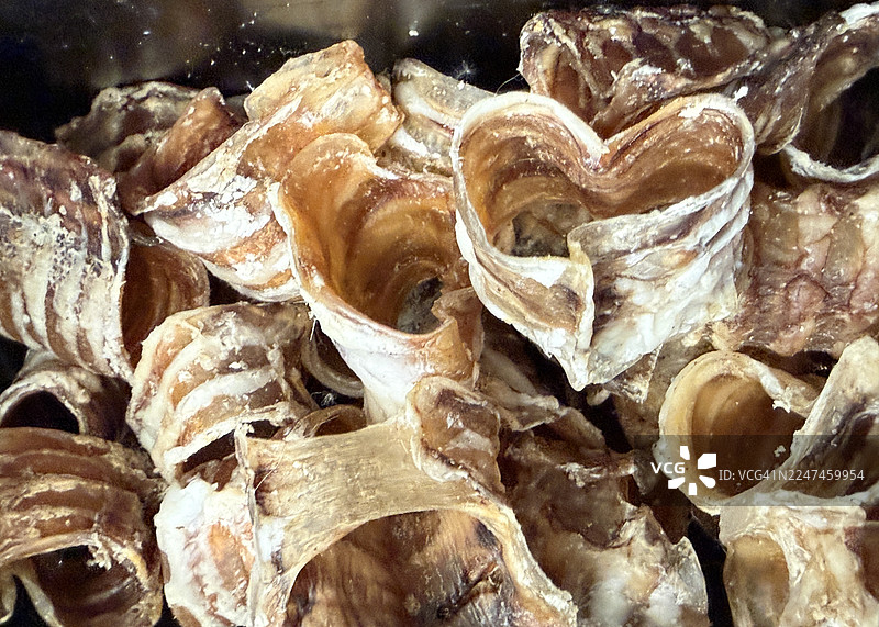 狗用干牛气管图片素材